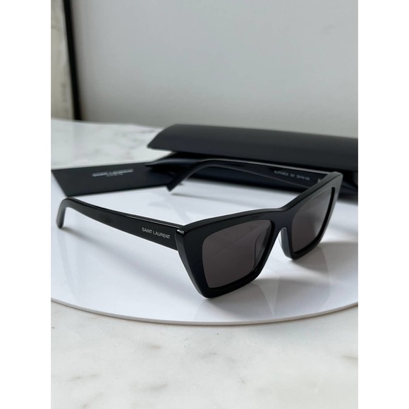 Saint Laurent Chic Black Sunglasses - Picture 9 of 10